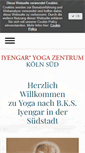 Mobile Screenshot of iyengar-yoga-koeln-sued.de